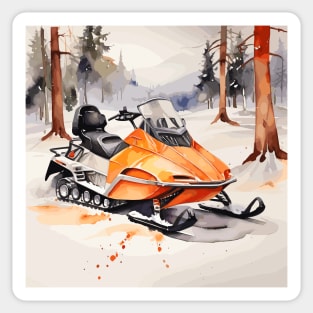 Snowmobile Sticker